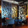Custom Architecture Patterned Wall in a Restaurant Setting